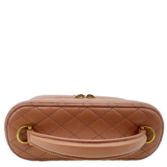 Yves Saint Laurent  Gaby Vanity Quilted Leather Crossbody Bag Barely Pink - Picture 5 of 12